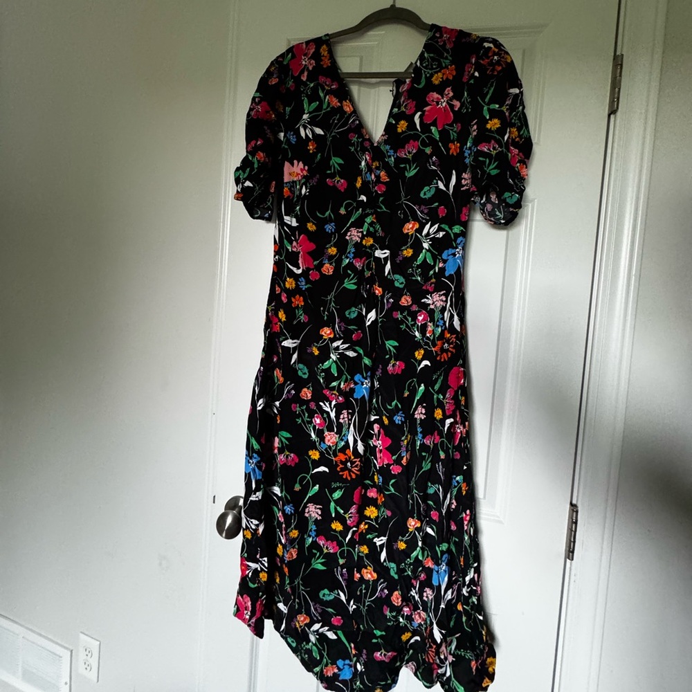 a new day Black Floral Midi Dress and toddler dress